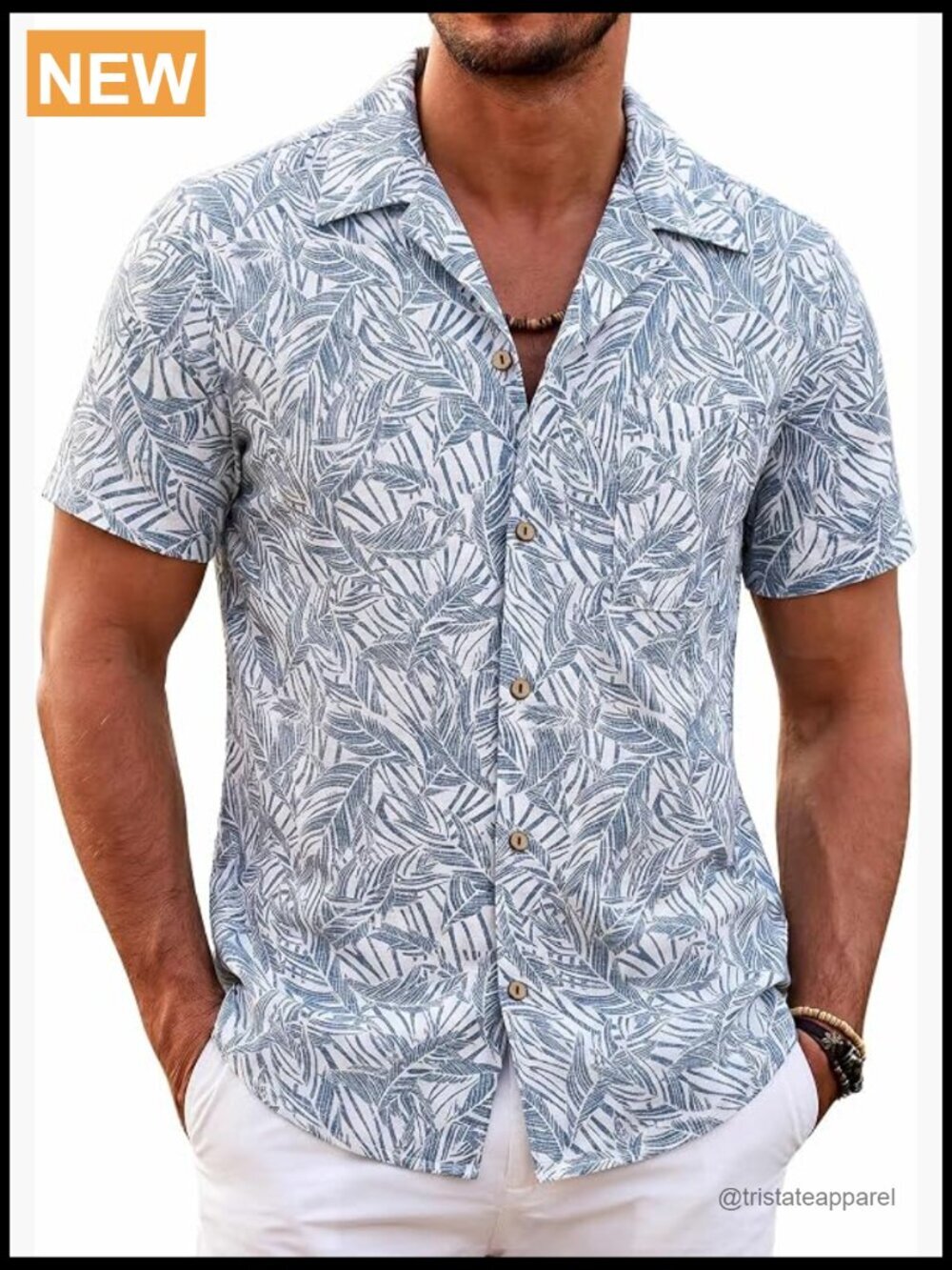 Mens Hawaiian Shirt Short Sleeve Button Down Casual Tropical Floral Summer